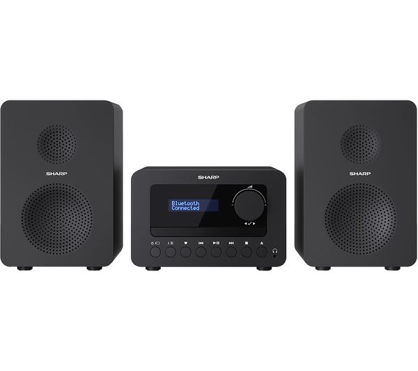 Sharp XLB520D Tokyo Bluetooth HiFi Micro System Black (image for) Sharp XLB520D Tokyo Bluetooth HiFi Micro System Black