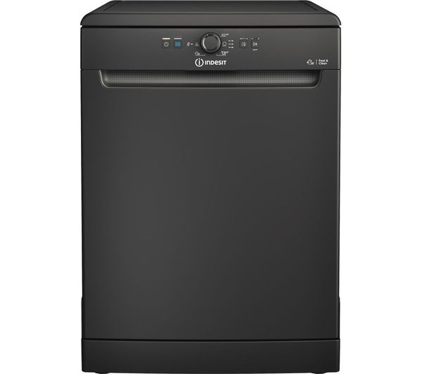 Indesit D2FHK26BUK Full Size Dishwasher Black 14 Place Settings (image for) Indesit D2FHK26BUK Full Size Dishwasher Black 14 Place Settings