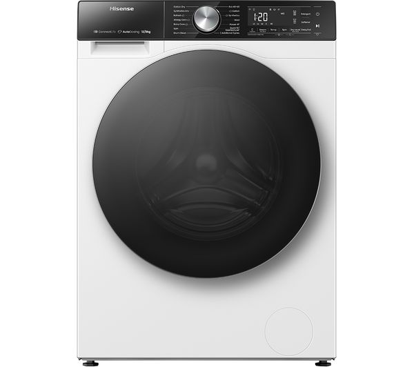 Hisense WD5S1245BW Washer Dryer White WiFi 12kg Delay Timer (image for) Hisense WD5S1245BW Washer Dryer White WiFi 12kg Delay Timer