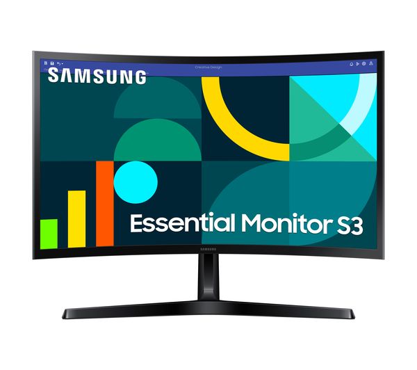Samsung LS24D366GAU 24" Curved VA LCD Monitor Black Full HD (image for) Samsung LS24D366GAU 24" Curved VA LCD Monitor Black Full HD
