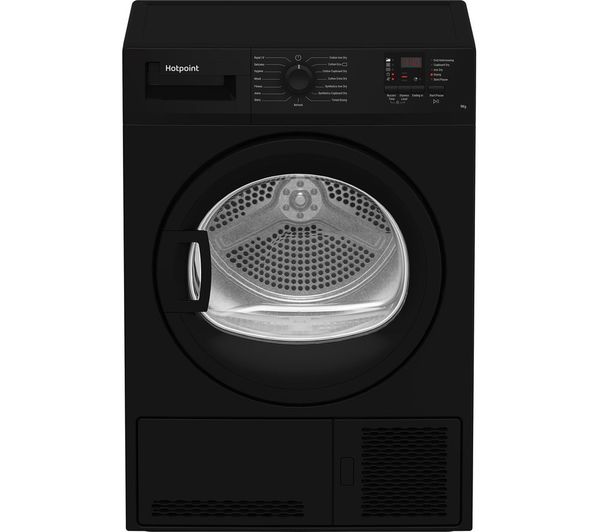 Hotpoint CHDC92BBGDUK Tumble Dryer Black 9kg Condenser (image for) Hotpoint CHDC92BBGDUK Tumble Dryer Black 9kg Condenser