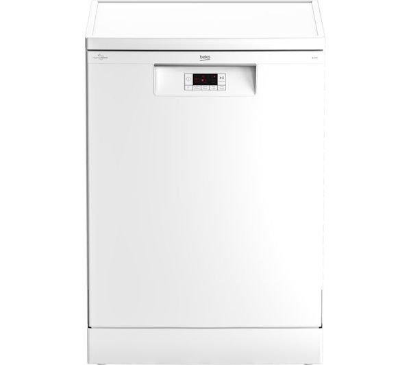 Beko BDFN15330W Pro Full Size Dishwasher White 13 Place Settings (image for) Beko BDFN15330W Pro Full Size Dishwasher White 13 Place Settings