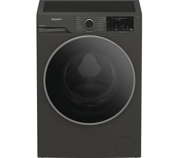 Hotpoint HBCA93GCAREUK Washing Machine 9kg 1400 Spin Manhattan Grey FabricCare (image for) Hotpoint HBCA93GCAREUK Washing Machine 9kg 1400 Spin Manhattan Grey FabricCare