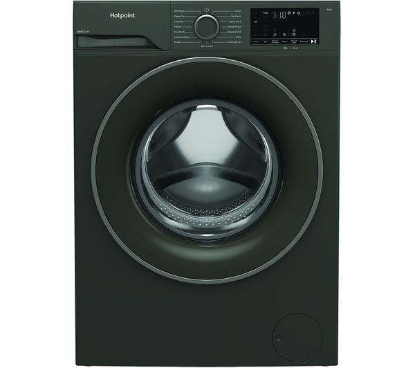 Hotpoint H101GANTISTAINUK 10kg 1400 Spin Washing Machine Manhattan Grey (image for) Hotpoint H101GANTISTAINUK 10kg 1400 Spin Washing Machine Manhattan Grey