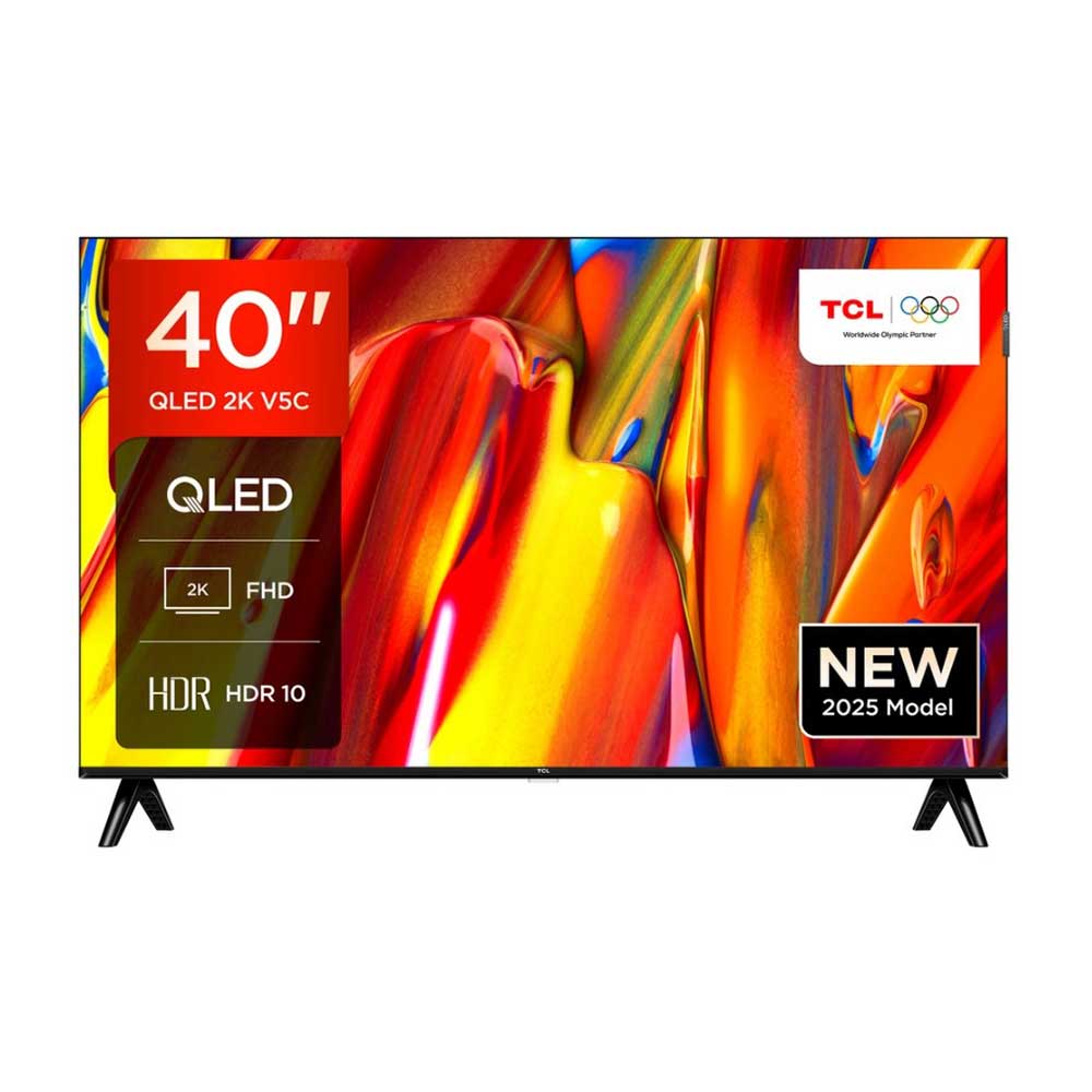 TCL 40V5C QLED TV 40" Smart FHD HDR Android Dolby Vision USB (image for) TCL 40V5C QLED TV 40" Smart FHD HDR Android Dolby Vision USB